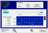 TK04-Software: Kontrolle der Temperatur-Drift