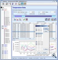 TkMonitor Software: Filtering and Sorting Temperature Data